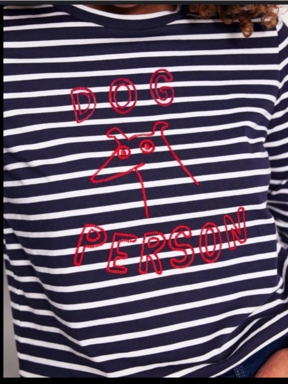 Boden Dog Person Long Sleeve Top